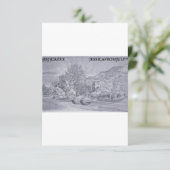 Straßenrennen Dankeskarte (Stehend Vorderseite)