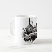 Straßenrennen Kaffeetasse (Vorderseite Links)