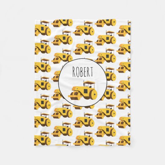Straßenrollenkompaktor für Lkw-Boys Name Fleecedecke (Vorderseite)