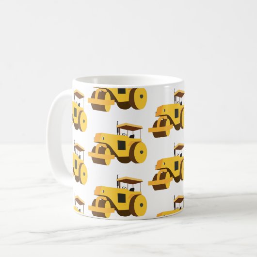 Straßenrollenkompaktor Kaffeetasse (Vorderseite Links)