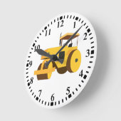 Straßenrollenkompaktor Runde Wanduhr (Winkel)