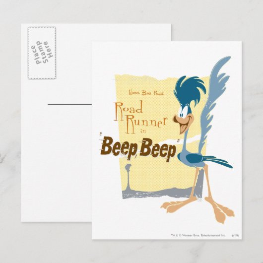 STRASSENRUNNER™-RINDFLEISCH™™™ POSTKARTE (Vorne/Hinten)