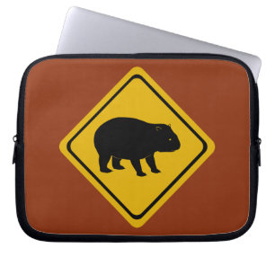 Straßenschild Aussie - wombat - Elektronik Laptopschutzhülle