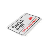 Straßenschild Badematte (Schrägansicht)