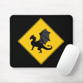 Straßenschild - Dragon Mousepad (Mit Mouse)