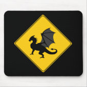 Straßenschild - Dragon Mousepad (Vorne)