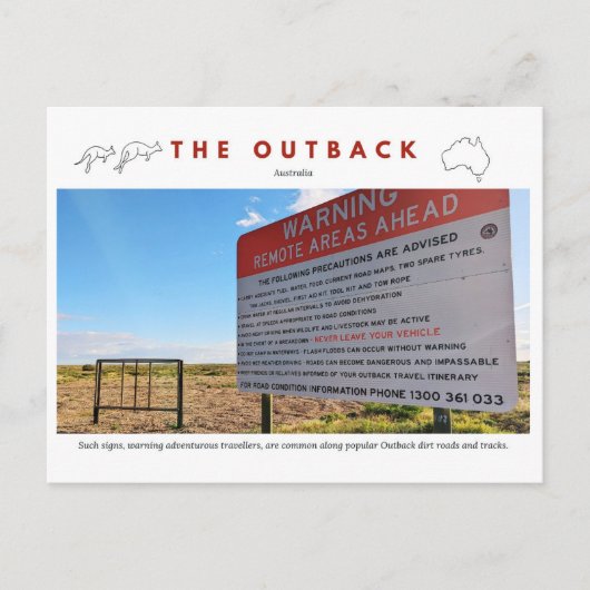 Straßenschild Feiertagspostkarte (Vorderseite)