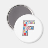 Straßenschild Fun F Magnet (Vorderseite/Rückseite)