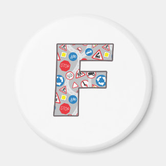 Straßenschild Fun F Magnet