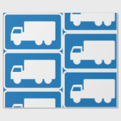 Straßenschild Geschenkpapier (Flach)