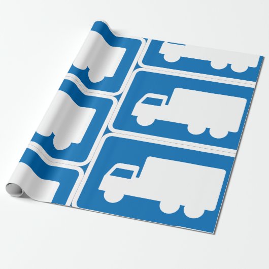 Straßenschild Geschenkpapier (Ungerollt)