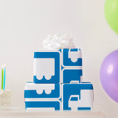 Straßenschild Geschenkpapier