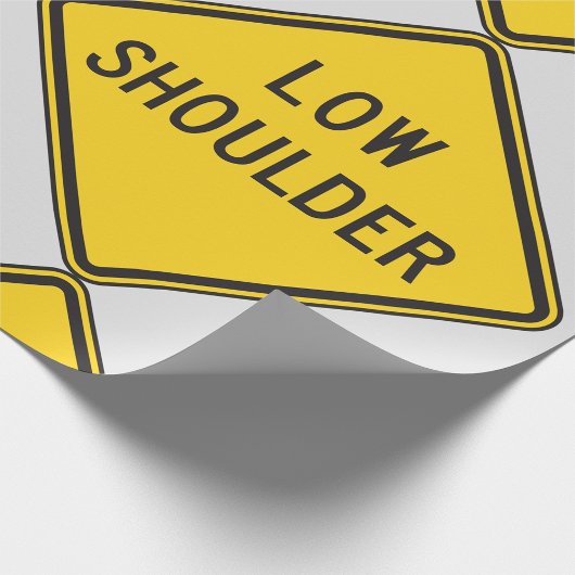 Straßenschild Geschenkpapier