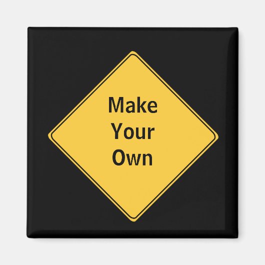 Straßenschild - Ihr eigenes Magnet machen (Vorne)