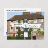 Straßenschild in Little Missenden, Buckinghamshire Postkarte (Vorne/Hinten)