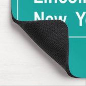Straßenschild Lincoln Tunnel Mousepad (Ecke)