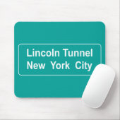 Straßenschild Lincoln Tunnel Mousepad (Mit Mouse)