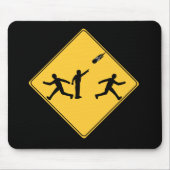 Straßenschild- Meteor Mousepad (Vorne)