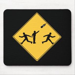 Straßenschild- Meteor Mousepad