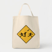Straßenschild- Meteor Tragetasche (Vorne)