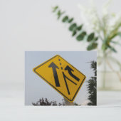 Straßenschild Postkarte (Stehend Vorderseite)