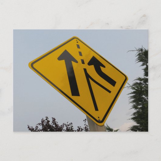 Straßenschild Postkarte (Vorderseite)