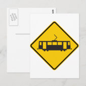 Straßenschild Postkarte (Vorne/Hinten)