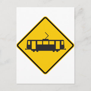 Straßenschild Postkarte