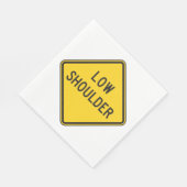 Straßenschild Serviette (Ecke)