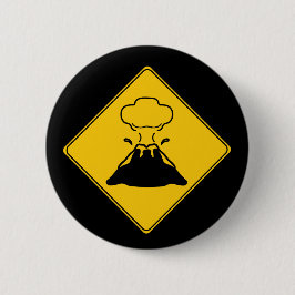 Straßenschild - Vulkan Button