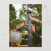 Straßenschilder 2 postkarte (Vorderseite)