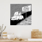 Straßenschilder in Braille Poster (Küche)