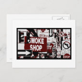 Straßenschilder in SF Postkarte (Vorne/Hinten)