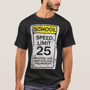 Straßenschilder Lustige Verkehrsschilder Halloween T-Shirt