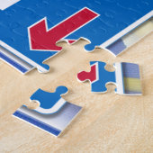 Straßenschilder mit Smiling Sun Puzzle (Seite)