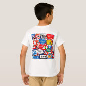 Straßenschilder T-Shirt (Schwarz voll)