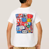 Straßenschilder T-Shirt (Rückseite)