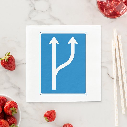 Straßenschildkrötenpapier Napkins Serviette