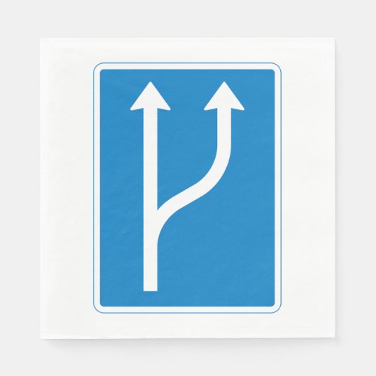 Straßenschildkrötenpapier Napkins Serviette (Vorderseite)