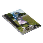 Straßenseite Attraktion Fisch Girl Statue Notizblock (Rechte Seite)