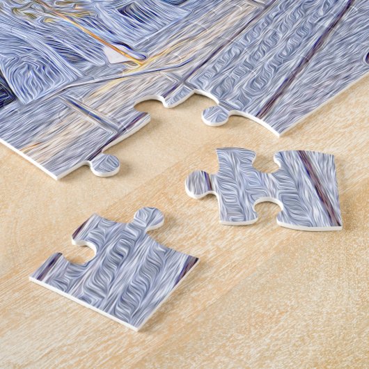 Straßenskulptur Calgary. Puzzle (Seite)