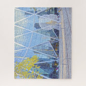 Straßenskulptur Calgary. Puzzle (Vertikal)