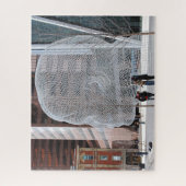 Straßenskulptur Calgary. Puzzle (Vertikal)