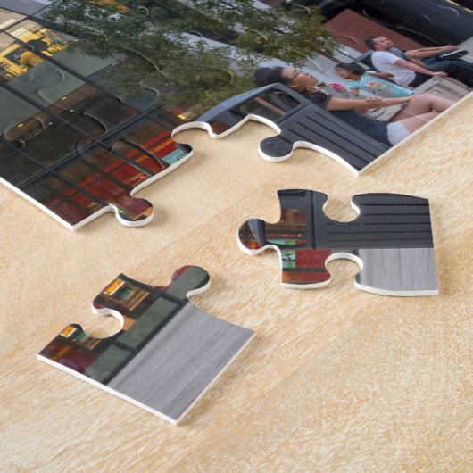 Straßenskulptur Puzzle (Seite)