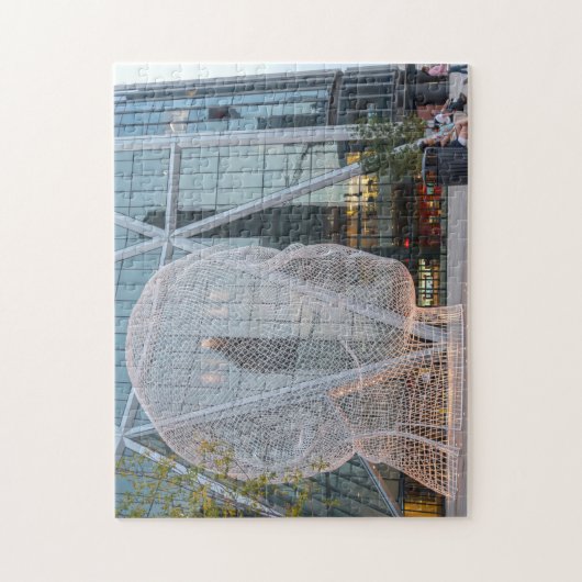 Straßenskulptur Puzzle (Vertikal)