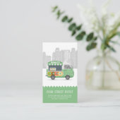 Straßenspenden für LKW Visitenkarte (Stehend Vorderseite)