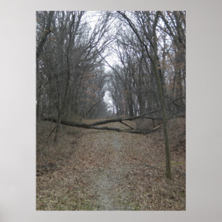 Straßensperre Poster