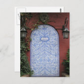 Straßensperre Postkarte (Vorne/Hinten)