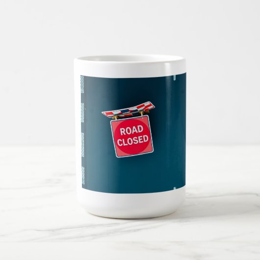 Straßensperrungsschild Kaffeetasse (Mittel)
