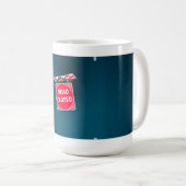Straßensperrungsschild Kaffeetasse (VorderseiteRechts)